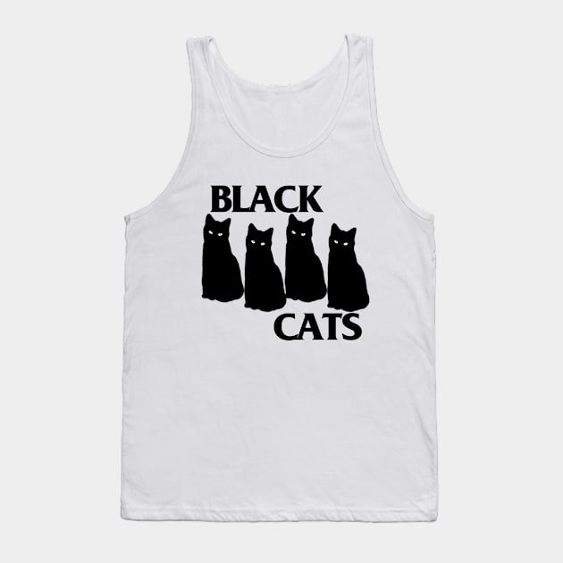 Black Cats - Black Flag Kitty Tribute Tank Top by DankFutura